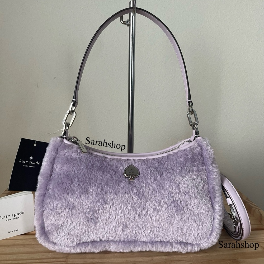 ♠️Kate Spade Kayla Faux Fur Shoulder Bag